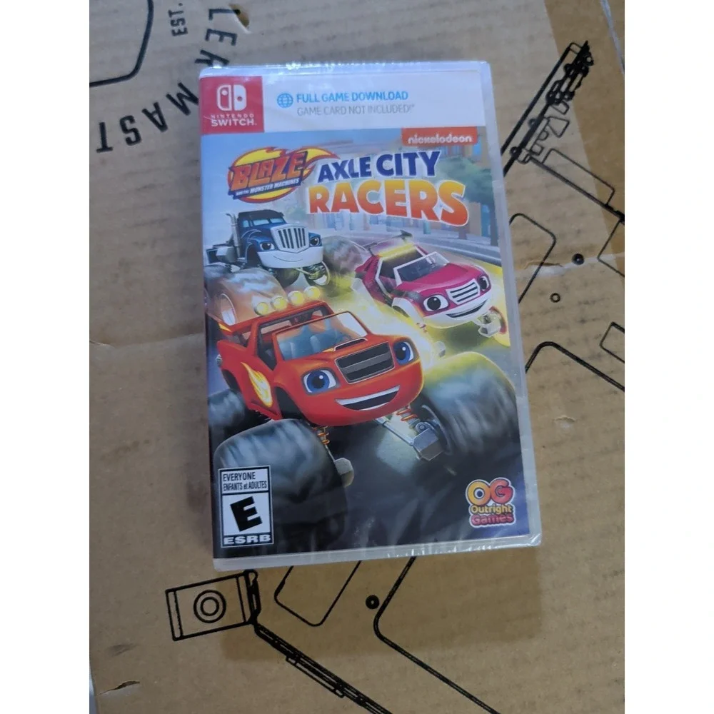 Blaze Axle City Racers Nintendo Switch *NEW SEALED*Code In Box No Game Cartridge